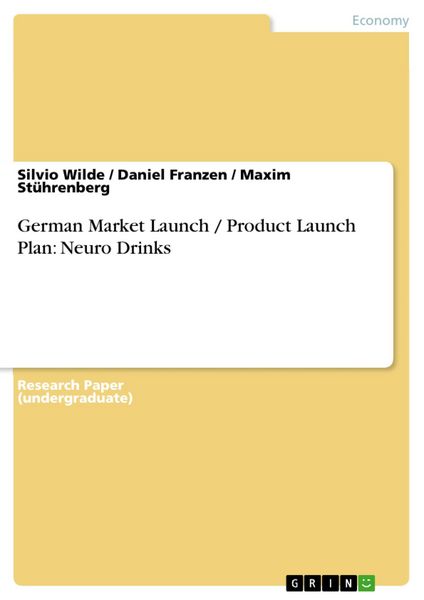Produktbild: German Market Launch / Product Launch Plan: Neuro Drinks