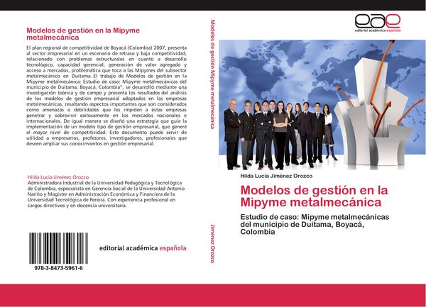 Produktbild: Modelos de gesti&oacute;n en la Mipyme metalmec&aacute;nica