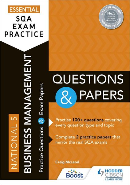 Produktbild: Essential SQA Exam Practice: National 5 Business Management Questions and Papers