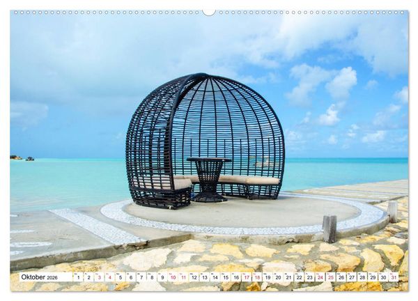 Produktbild: Karibische Momente - Eine Reise ins tropische Paradies (Wandkalender 2026 DIN A2 quer), CALVENDO Monatskalender