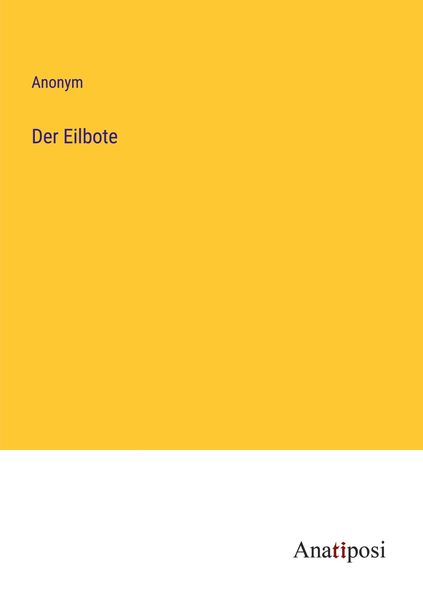 Produktbild: Der Eilbote