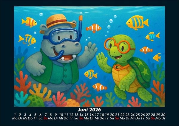 Produktbild: Sash & Taz - Abenteuer in Mexiko 2026 Fotokalender DIN A5