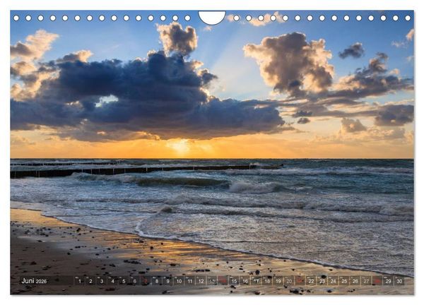 Produktbild: Stimmungsvolle Ostseek&uuml;ste 2026 (Wandkalender 2026 DIN A4 quer), CALVENDO Monatskalender