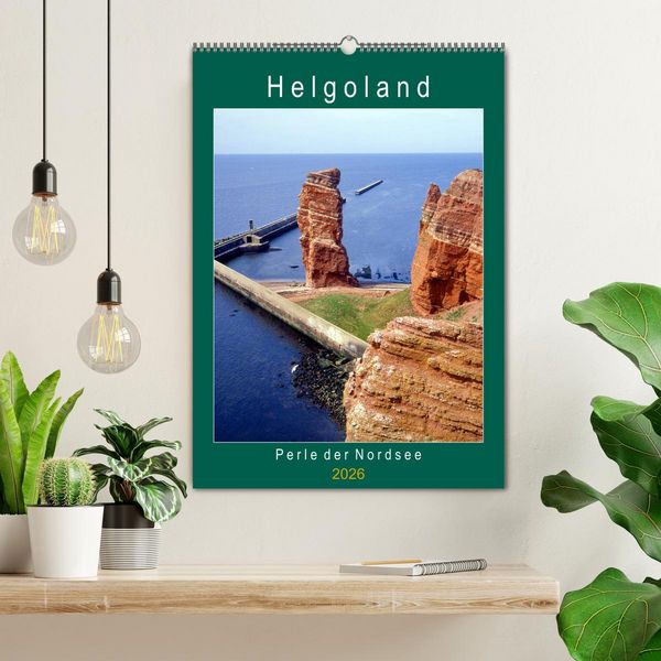Produktbild: Helgoland, Perle der Nordsee (Wandkalender 2026 DIN A2 hoch), CALVENDO Monatskalender