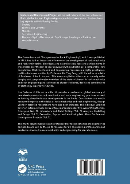 Produktbild: Rock Mechanics and Engineering Volume 5