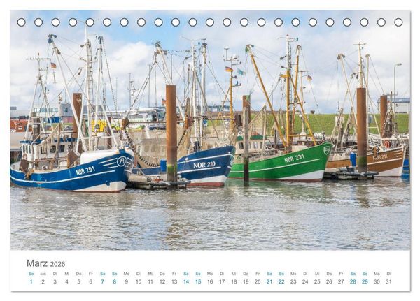 Produktbild: Moin Norden-Norddeich (Tischkalender 2026 DIN A5 quer), CALVENDO Monatskalender
