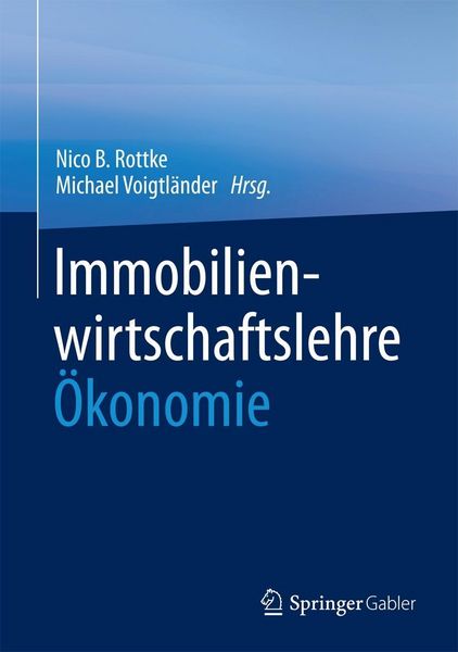 Produktbild: Immobilienwirtschaftslehre - &Ouml;konomie