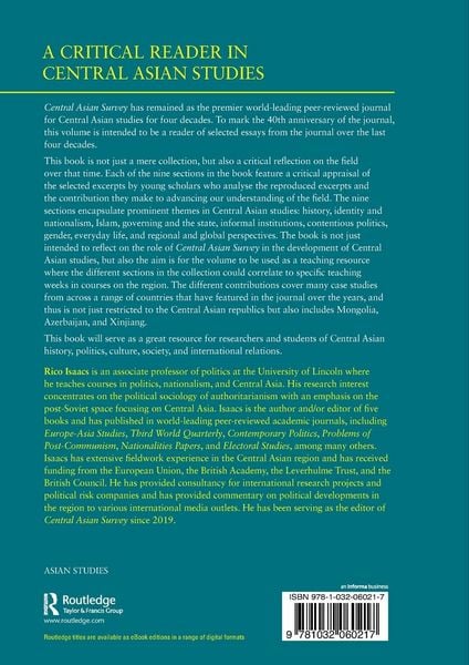 Produktbild: A Critical Reader in Central Asian Studies