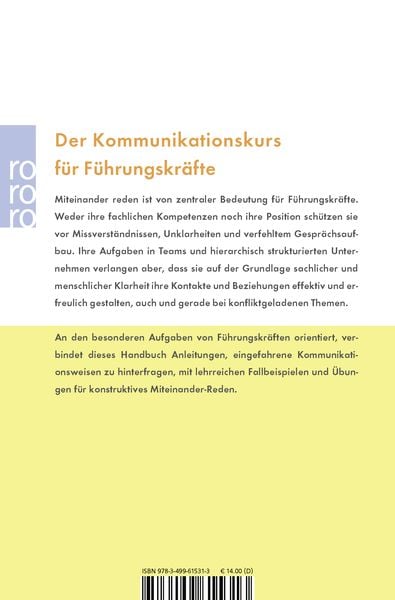 Produktbild: Kommunikationspsychologie f&uuml;r F&uuml;hrungskr&auml;fte