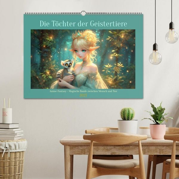 Produktbild: Die T&ouml;chter der Geistertiere (Wandkalender 2027 DIN A2 quer), CALVENDO Monatskalender
