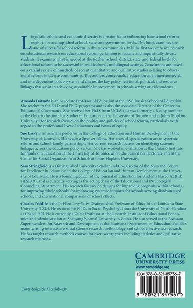 Produktbild: Integrating Educational Systems for Successful Reform in Diverse Contexts
