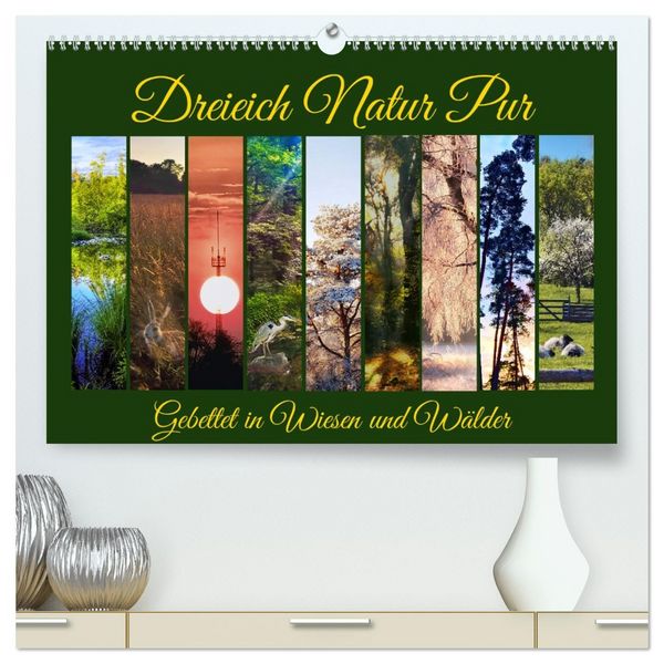 Produktbild: Dreieich Natur Pur (hochwertiger Premium Wandkalender 2026 DIN A2 quer), Kunstdruck in Hochglanz