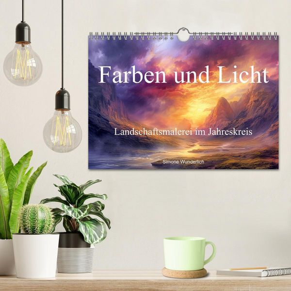 Produktbild: Farben und Licht - Landschaftsmalerei im Jahreskreis (Wandkalender 2026 DIN A4 quer), CALVENDO Monatskalender