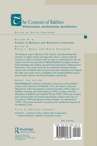 Produktbild: The Contexts of Bakhtin