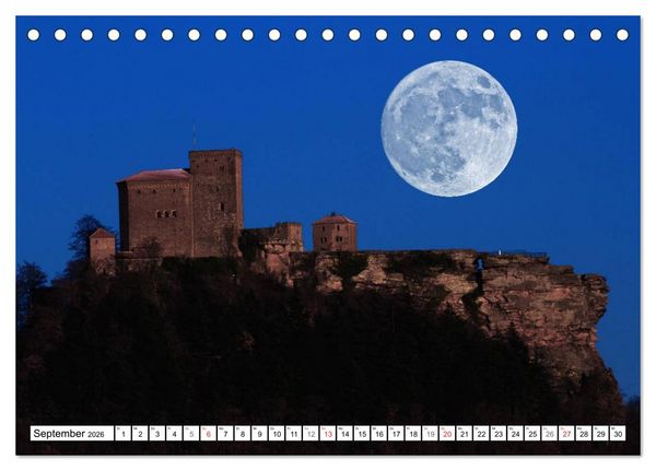 Produktbild: Tr&auml;ume im Mondlicht (Tischkalender 2026 DIN A5 quer), CALVENDO Monatskalender