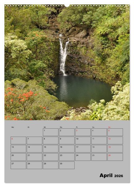 Produktbild: Hawaii - Land of Aloha (Wandkalender 2026 DIN A2 hoch), CALVENDO Monatskalender