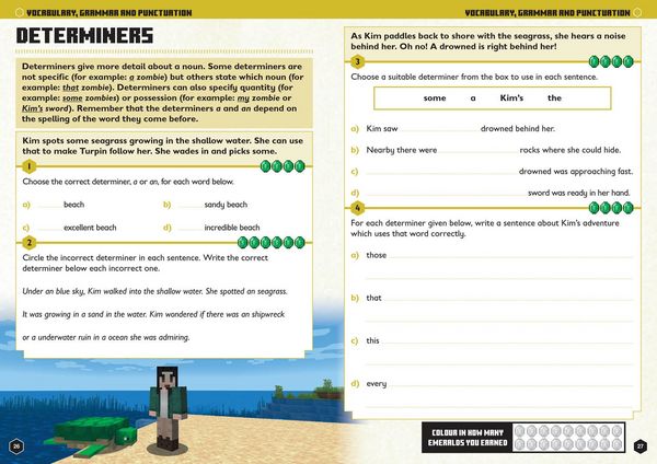 Produktbild: Minecraft English Ages 8-9