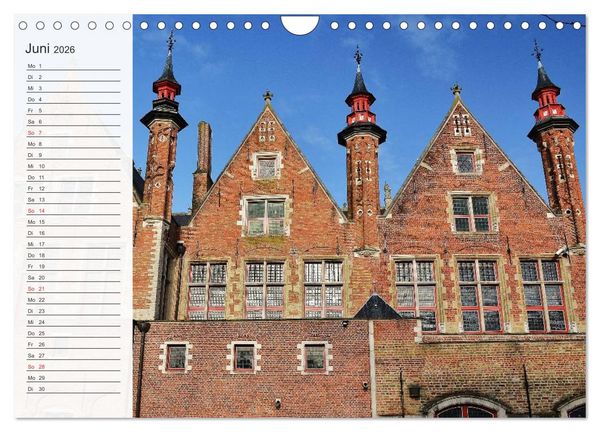 Produktbild: Belgien entdecken - Br&uuml;gge und Leuven (Wandkalender 2026 DIN A4 quer), CALVENDO Monatskalender