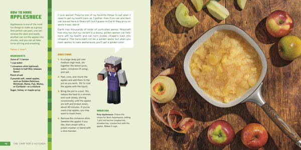 Produktbild: The Crafter's Kitchen: An Official Minecraft Cookbook for Young Chefs and Their Families