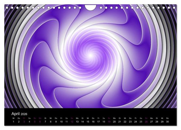 Produktbild: Die Farbe Lila (Wandkalender 2026 DIN A4 quer), CALVENDO Monatskalender