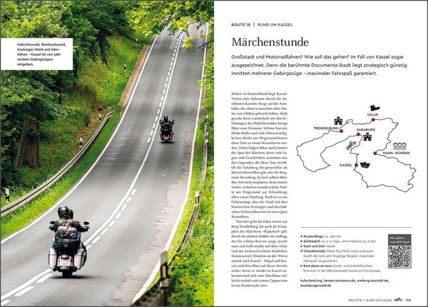 Produktbild: KUNTH Abgefahren, Unentdeckte Bikertouren in Deutschland