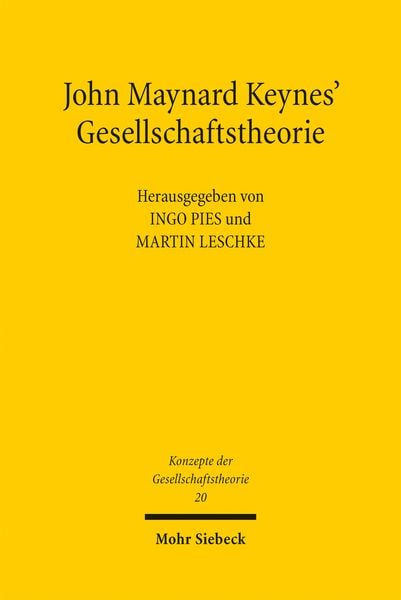 Produktbild: John Maynard Keynes' Gesellschaftstheorie