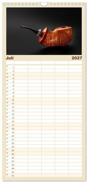 Produktbild: Familienplaner 2027 - Pfeifenwelten mit 5 Spalten (Wandkalender, 21 x 45 cm) CALVENDO