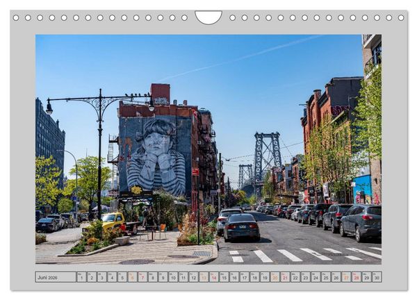Produktbild: Street Art New York &ndash; Ikonen der Wandkunst (Wandkalender 2026 DIN A4 quer), CALVENDO Monatskalender