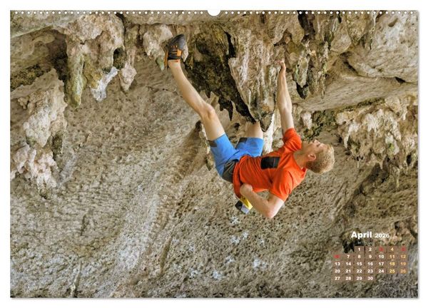 Produktbild: Bouldern: Klettern extrem (Wandkalender 2026 DIN A2 quer), CALVENDO Monatskalender