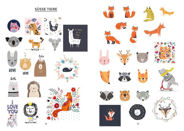Produktbild: Bullet Journal Stickerbuch &ndash; Tiere: 600 Tiere aus aller Welt &ndash;&nbsp;von s&uuml;&szlig; bis exotisch