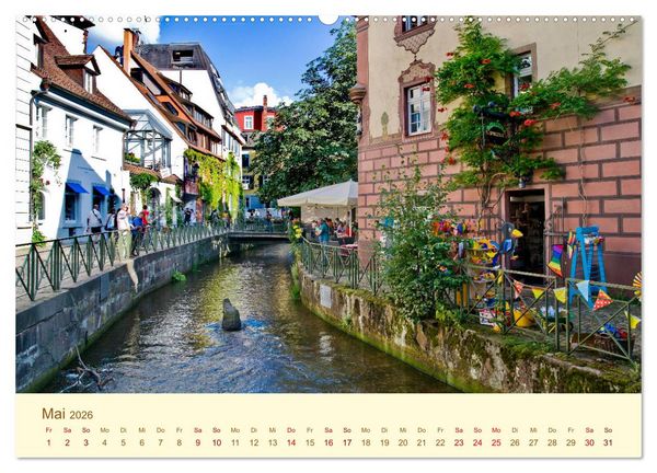 Produktbild: Freiburg Perle im Breisgau (Wandkalender 2026 DIN A2 quer), CALVENDO Monatskalender