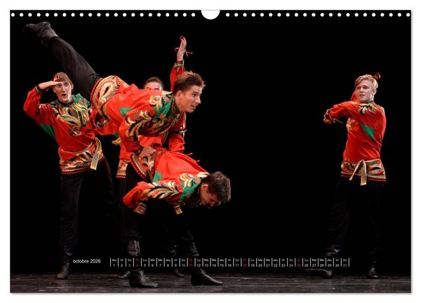 Produktbild: Danses de l'&acirc;me russe (Calendrier mural 2026 DIN A3 vertical), CALVENDO calendrier mensuel