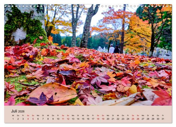 Produktbild: Japan im Herbst (Wandkalender 2026 DIN A3 quer), CALVENDO Monatskalender