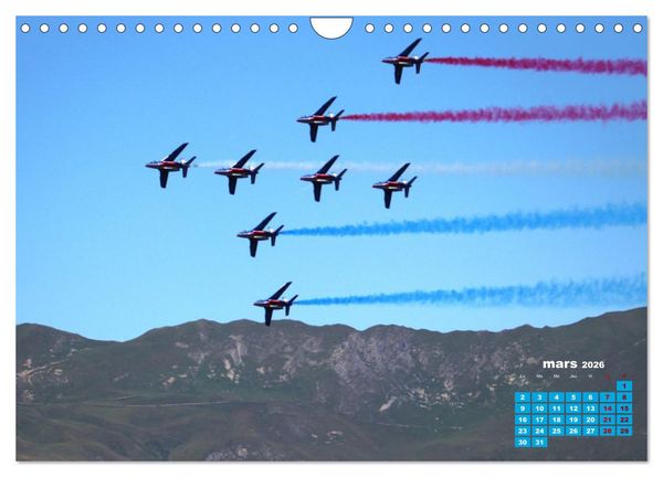Produktbild: Les ailes fran&ccedil;aises au-dessus des cimes (Calendrier mural 2026 DIN A4 vertical), CALVENDO calendrier mensuel