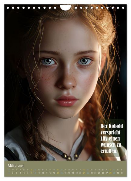 Produktbild: Lily und der Wunschbaum (Wandkalender 2026 DIN A4 hoch), CALVENDO Monatskalender