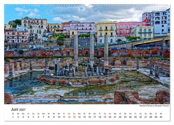 Produktbild: Historisches am Golf von Neapel (hochwertiger Premium Wandkalender 2027 DIN A2 quer), Kunstdruck in Hochglanz