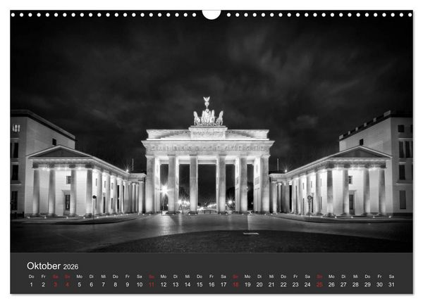 Produktbild: URBANE FOTOGRAFIE Zw&ouml;lf klassische Impressionen (Wandkalender 2026 DIN A3 quer), CALVENDO Monatskalender
