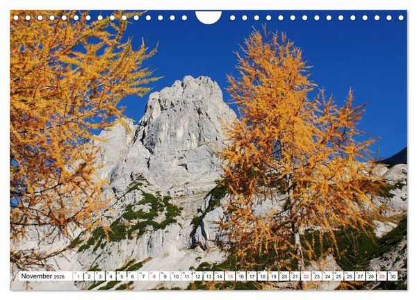 Produktbild: Die Alpen im Herzen von &Ouml;sterreich (Wandkalender 2026 DIN A4 quer), CALVENDO Monatskalender