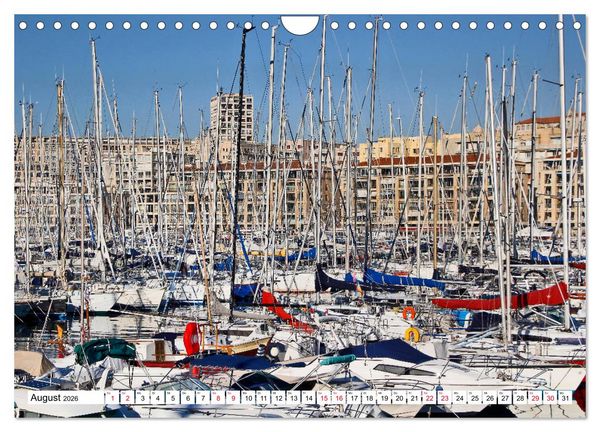 Produktbild: Marseille vom Frankfurter Taxifahrer Petrus Bodenstaff (Wandkalender 2026 DIN A4 quer), CALVENDO Monatskalender