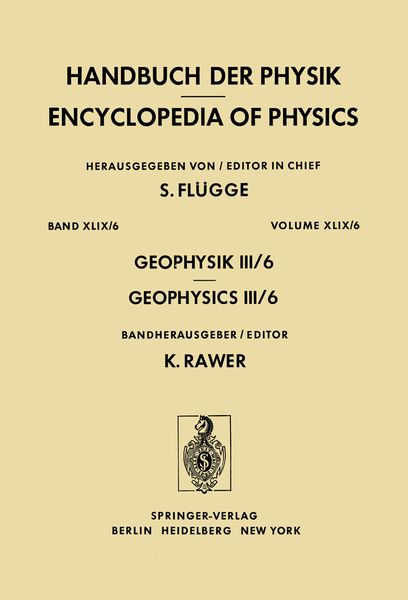 Produktbild: Geophysik III