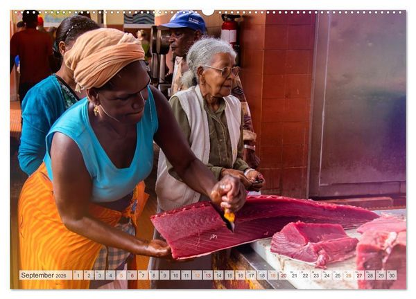Produktbild: Cabo Verde - Inseln voller Farbe, Licht und Lebendigkeit (hochwertiger Premium Wandkalender 2026 DIN A2 quer), Kunstdruck in Hochglanz
