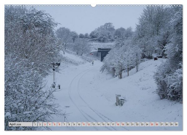 Produktbild: Snow Scenes (High Quality Premium Wall Calendar 2026 DIN A2 landscape),CALVENDO 12 Month Wall Calendar