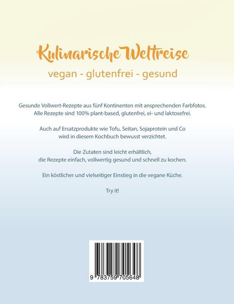 Produktbild: Kulinarische Weltreise: glutenfrei - vegan - gesund