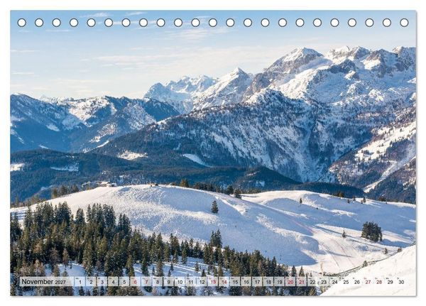 Produktbild: Dachstein und Schladminger Tauern (Tischkalender 2027 DIN A5 quer), CALVENDO Monatskalender