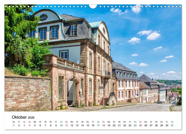 Produktbild: Blieskastel - Die charmante Barockstadt (Wandkalender 2026 DIN A3 quer), CALVENDO Monatskalender