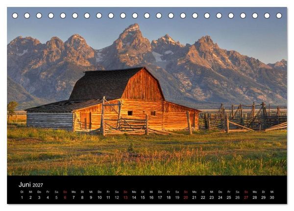 Produktbild: USA - Der Wilde Westen (Tischkalender 2027 DIN A5 quer), CALVENDO Monatskalender