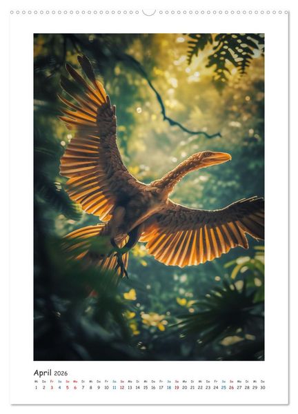 Produktbild: Ursprung der Giganten (hochwertiger Premium Wandkalender 2026 DIN A2 hoch), Kunstdruck in Hochglanz