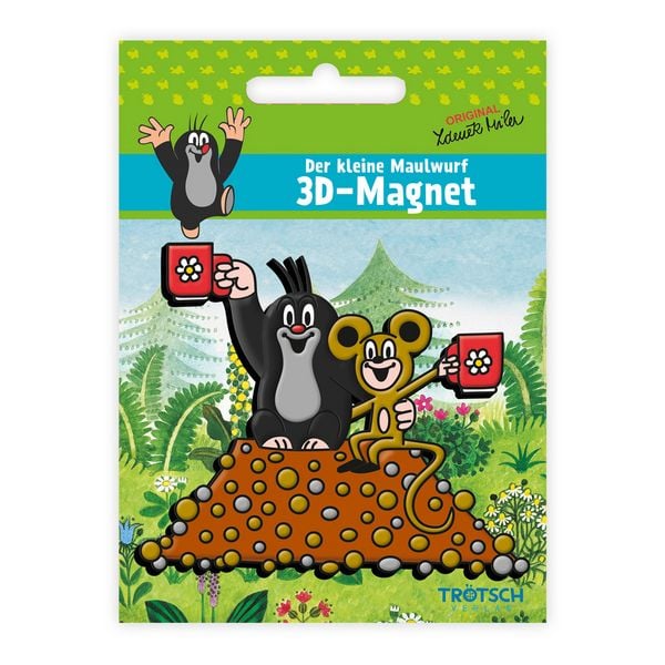 Produktbild: TR&Ouml;TSCH - Der kleine Maulwurf 3D-Magnet Teestunde Magnet