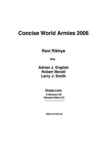 Produktbild: Concise World Armies 2006
