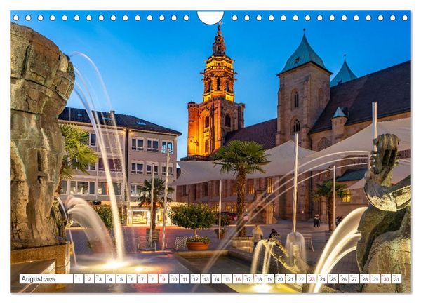 Produktbild: Baden-W&uuml;rttemberg - Heilbronn (Wandkalender 2026 DIN A4 quer), CALVENDO Monatskalender